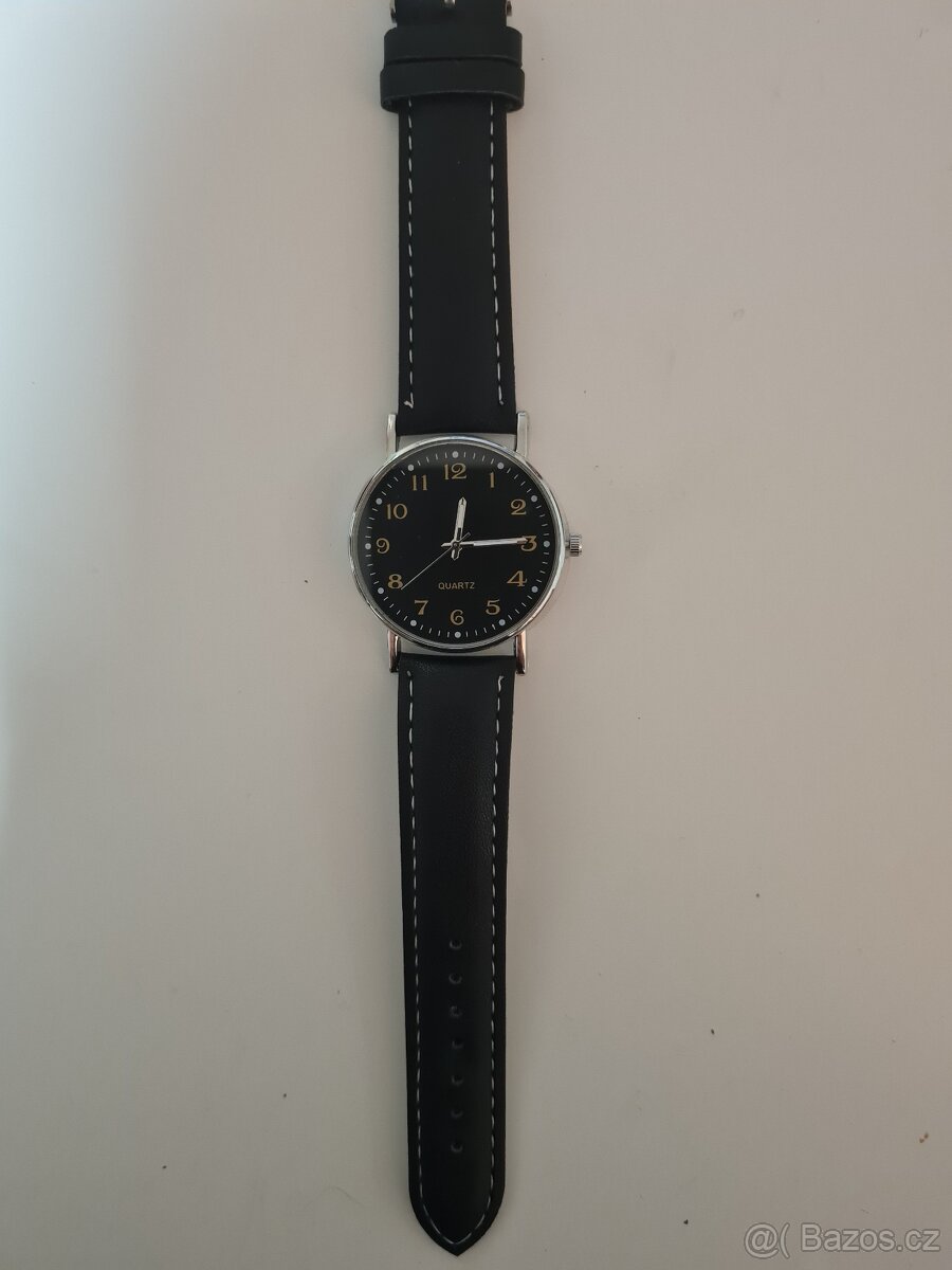 Nové hodinky + dárek kožený náramek č. 119 - 2