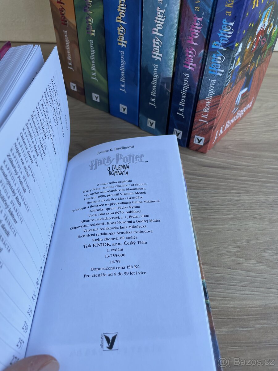 Harry Potter - 1. vydání - VYBORNÝ STAV - 2