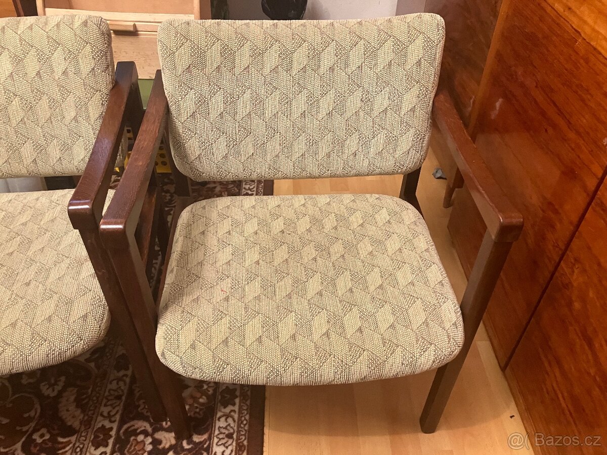Křeslo, 2 ks retro - 2