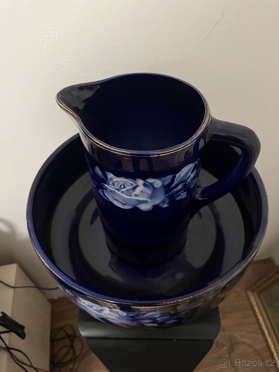 Stará Toaletní souprava, džbán , Lavor, Ditmar Urbach - 2