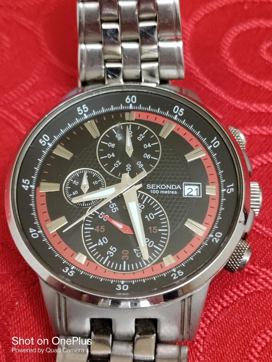 Masivní hodinky Sekonda Chronograph CKX 3871 - 2