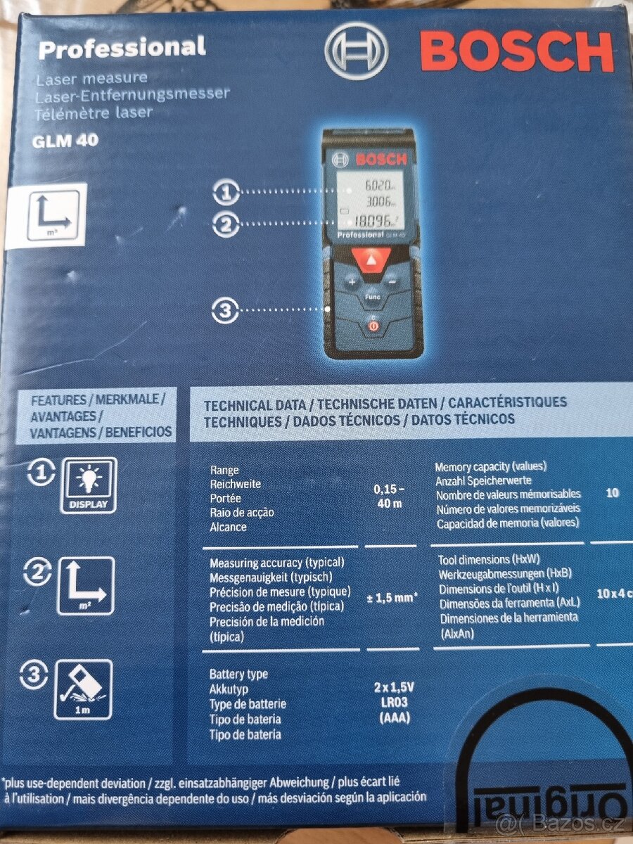 Laser Bosch nový - 2