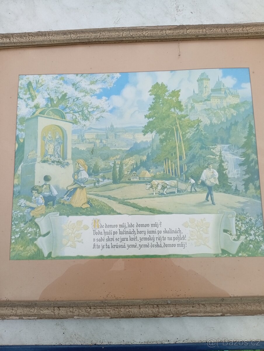 Obraz česká hymna - 2