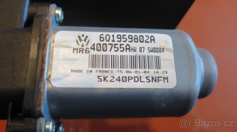 Fabia I - Motor ovládaní oken - PP - 6Q1959802A - 2