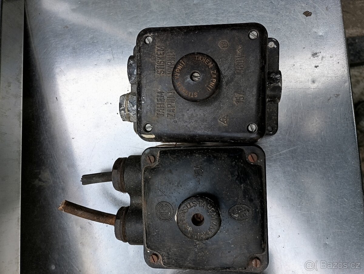 Prodám staré. ,vypínače, - 2