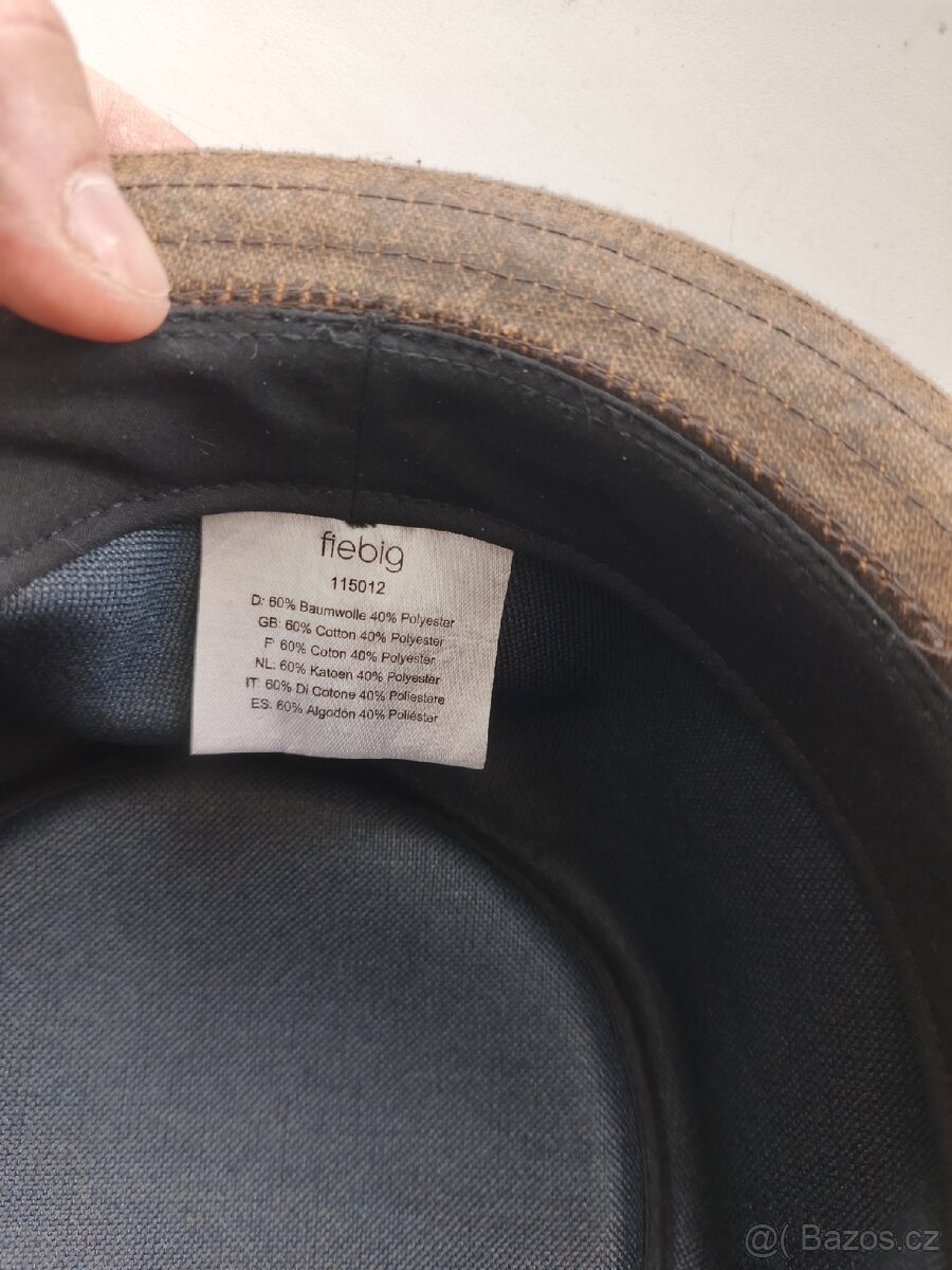 Prodám klobouk Porkpie fiebig vintage - 2