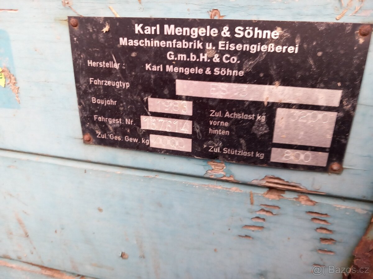 Rozmetadlo hnoje - 2