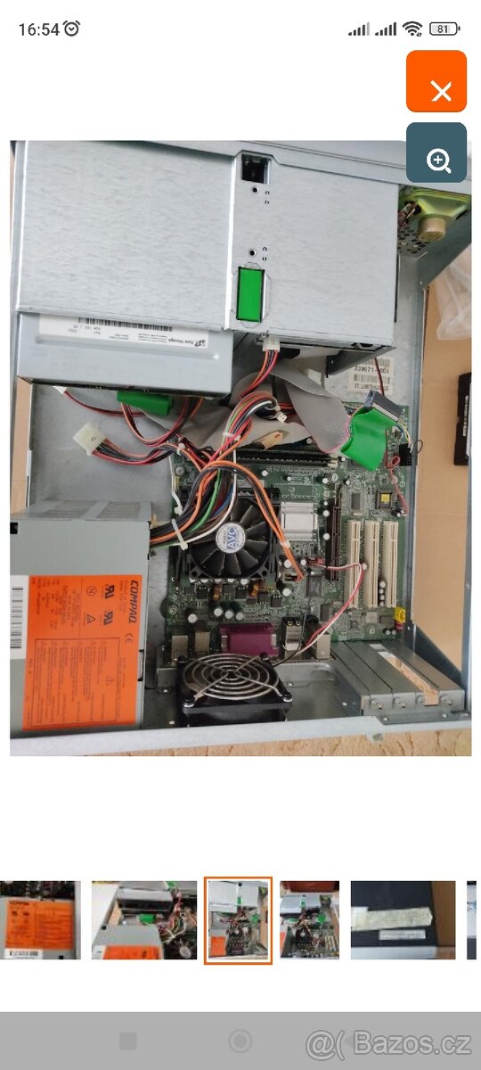 PC Sestava Compaq Pentium pro Hevlett Packard bez HDD.
- 2