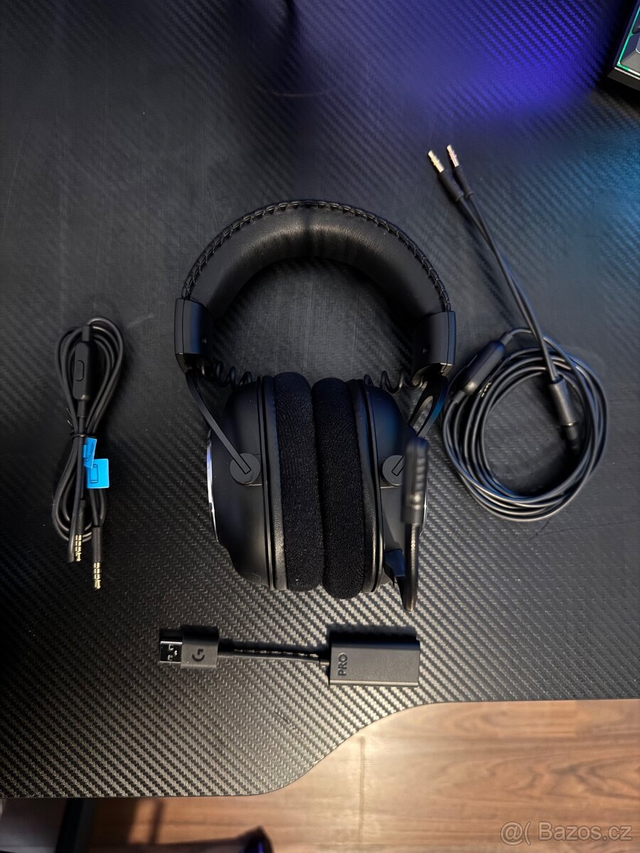 Herní sluchátka logitech G PRO - drátové - 2