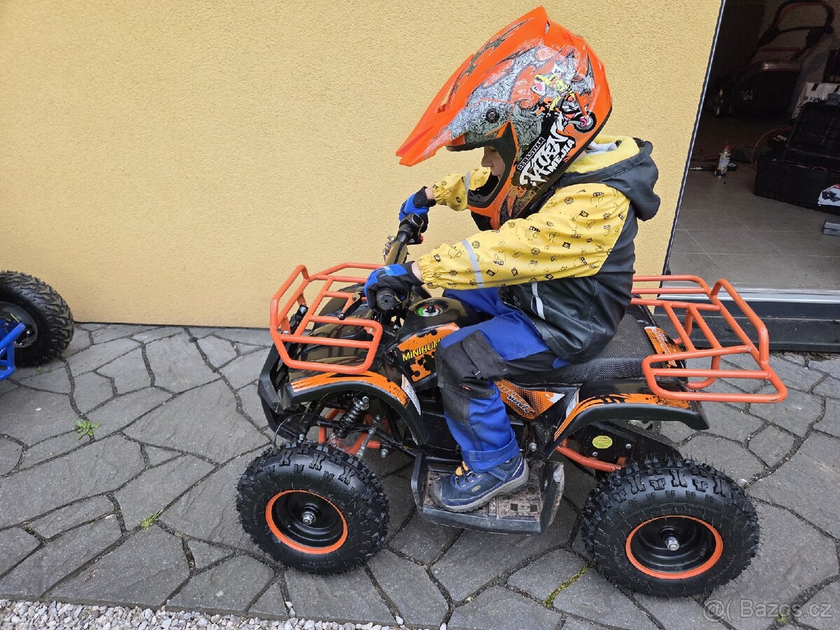 Dětská elektrická čtyřkolka 1000w nové pneu