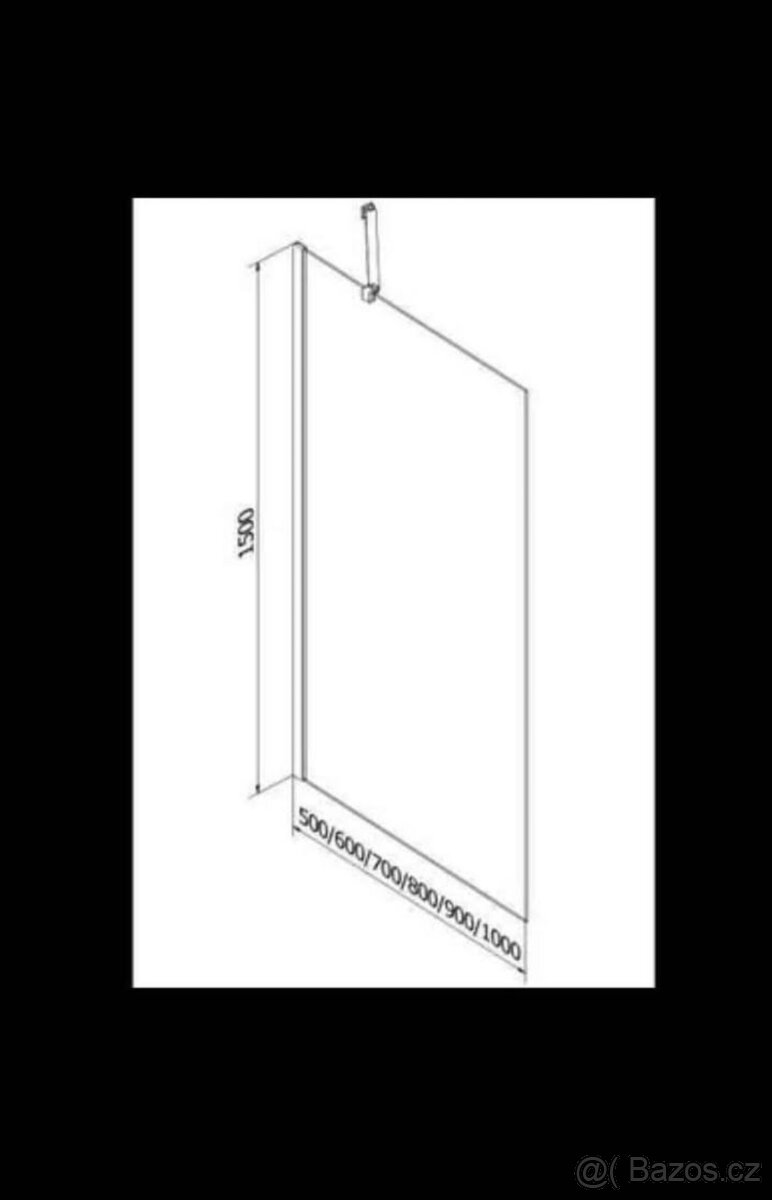 Vanová zástěna - 2