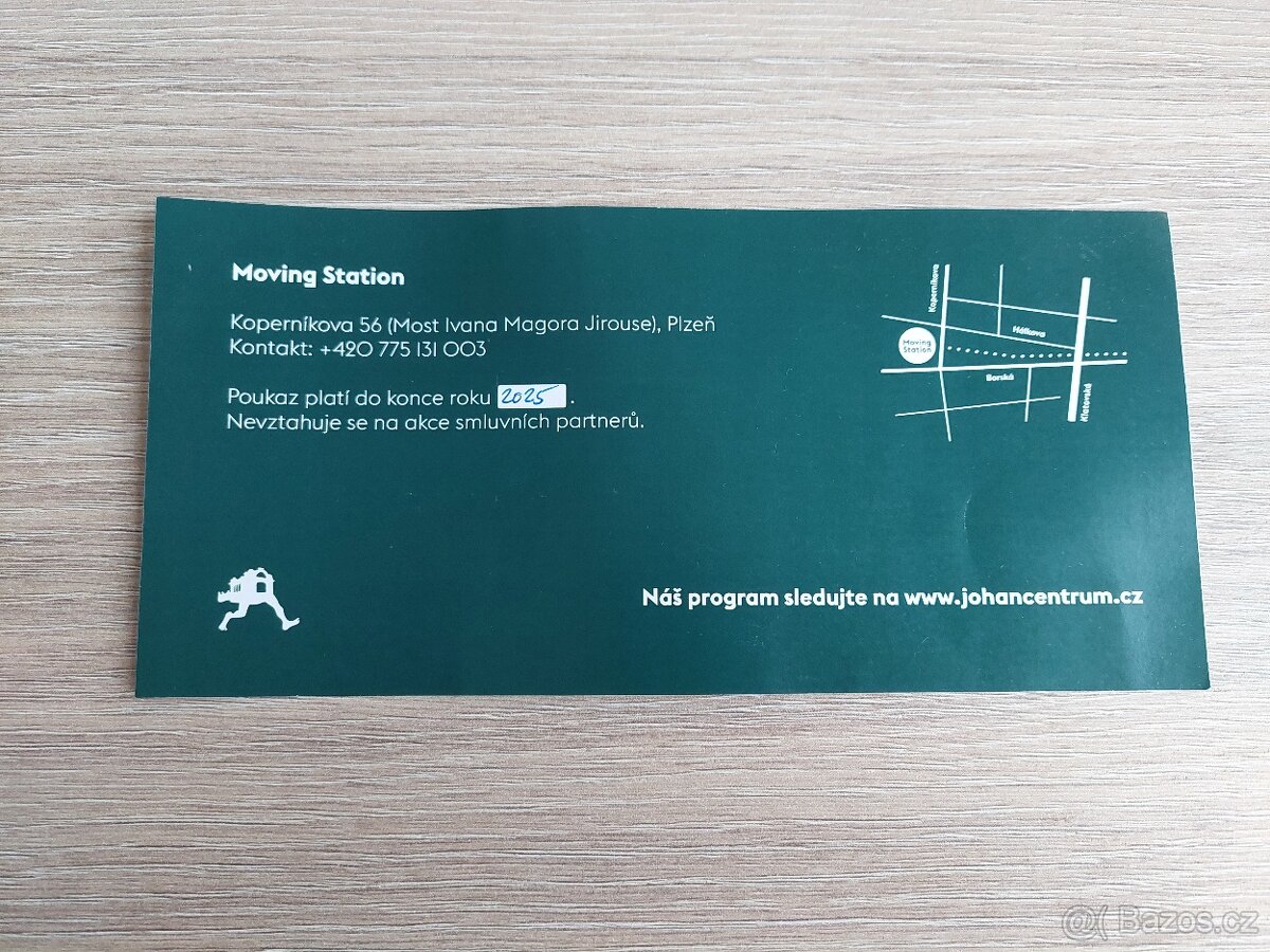 Poukaz do Moving Station Plzeň - 2