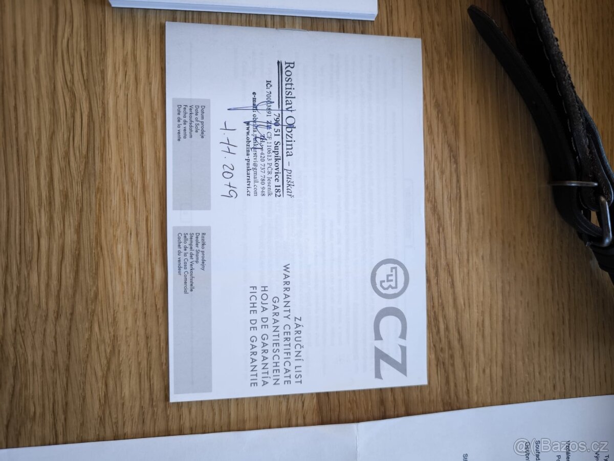 Kulovnice CZ 557 Lux II. - 2