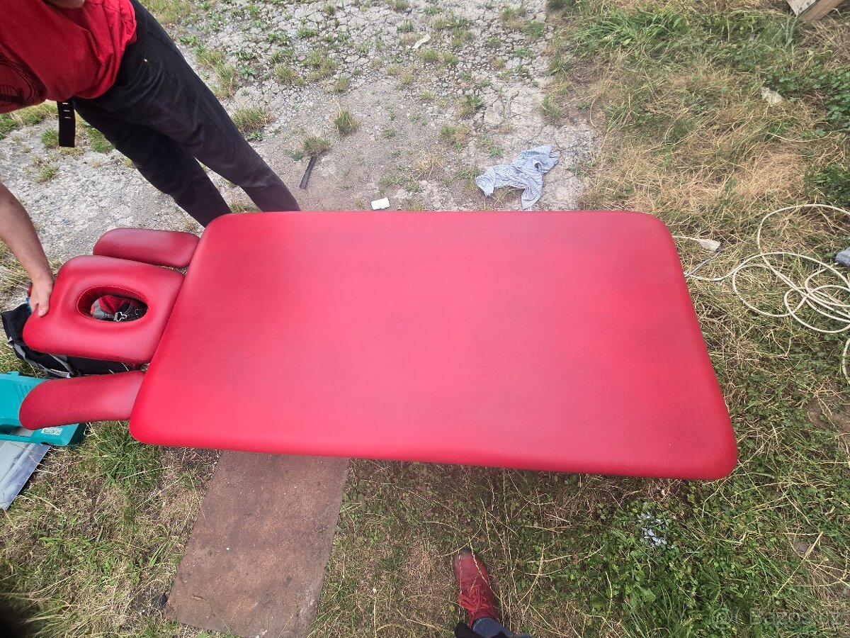 Elektrické Masážní lehátko AKCE červené - 2