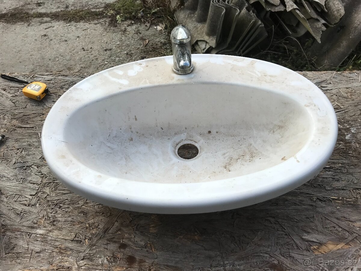 zápustné umyvadlo oválné - 2