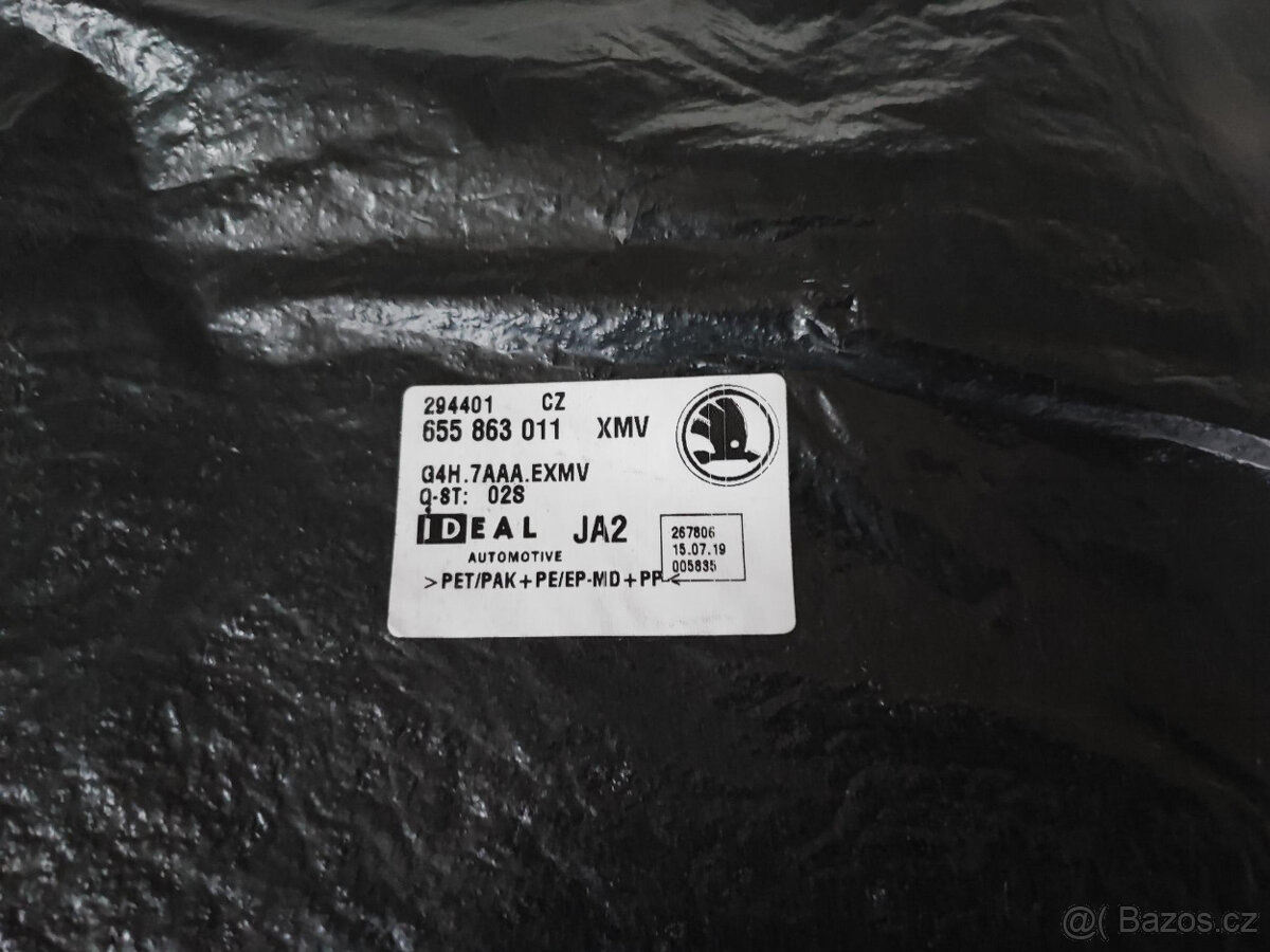 Sada originálních koberců Škoda Scala/Kamiq 655863011XMW - 2