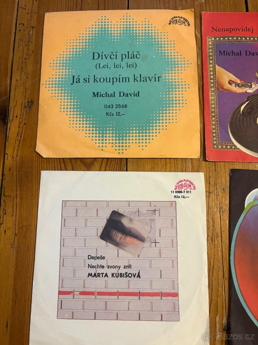 SP gramofónové desky česko slovenští umělci - 2