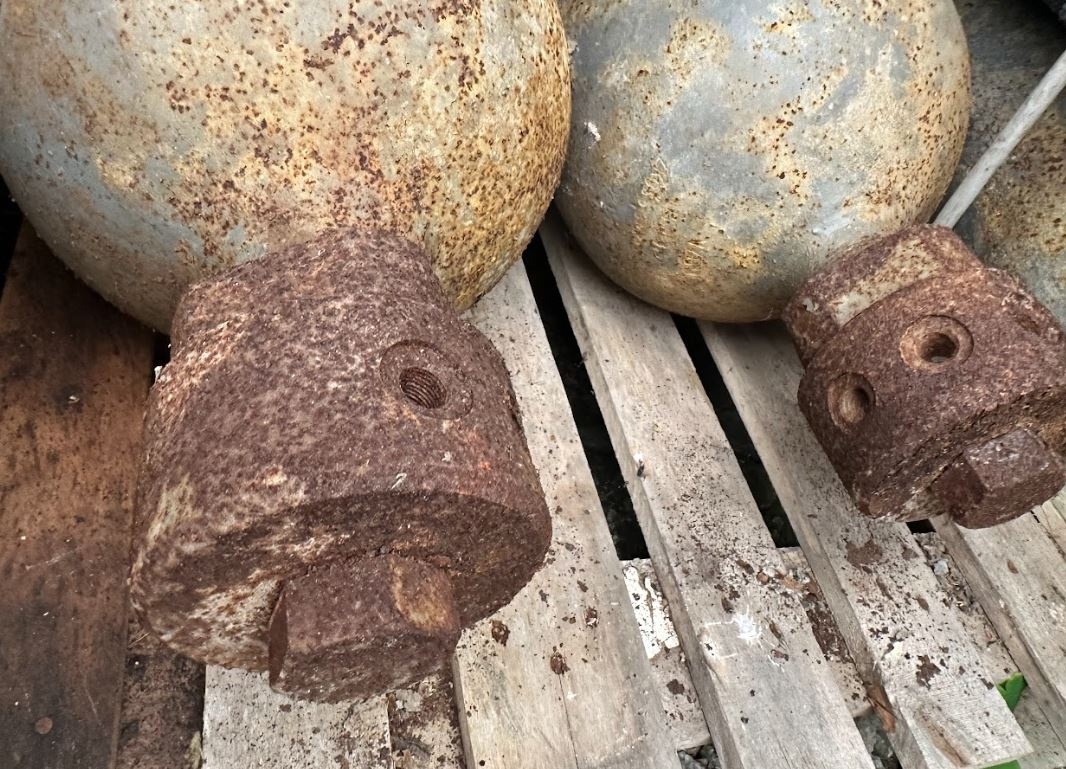 Ocelové tlakové lahve na vzduch 6ks - 2