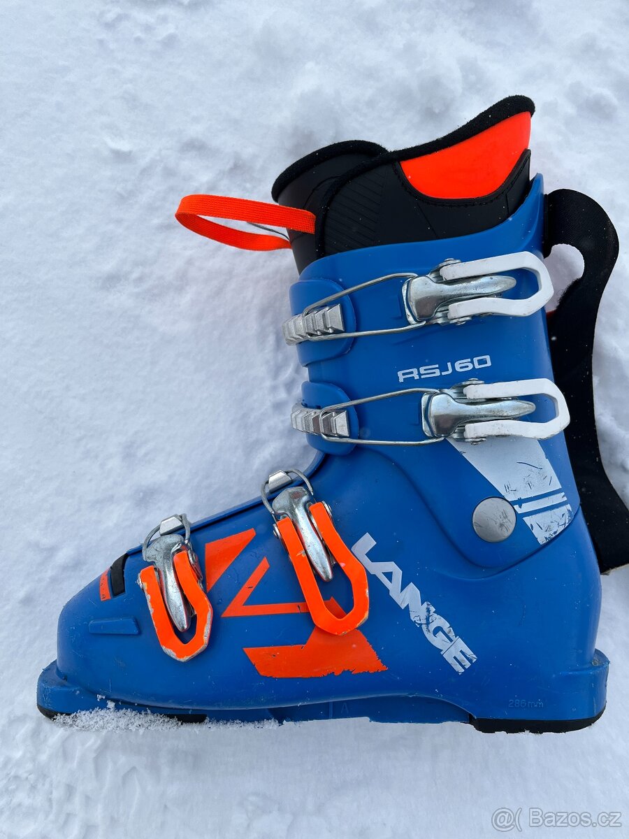 Dětské lyže + boty + hůlky - 2