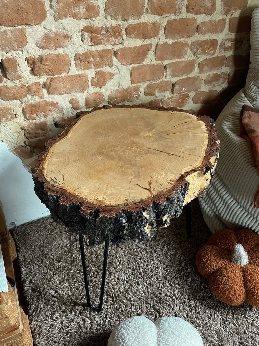 Stolek - bříza - 2