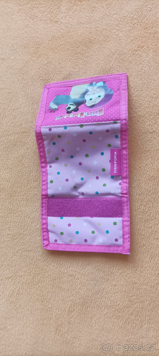 Peněženky pro holčičku Máša a medvěd a pro kluka Ovečka Shau - 2