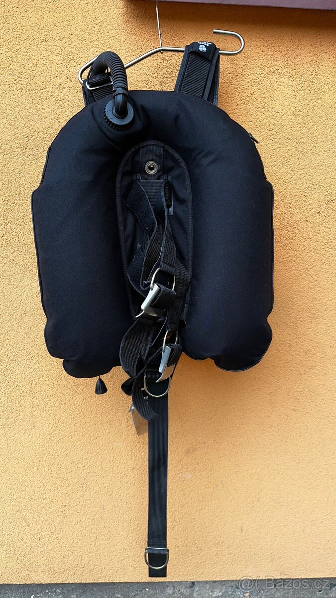 Kridlo tech diving nerez backplate - 2