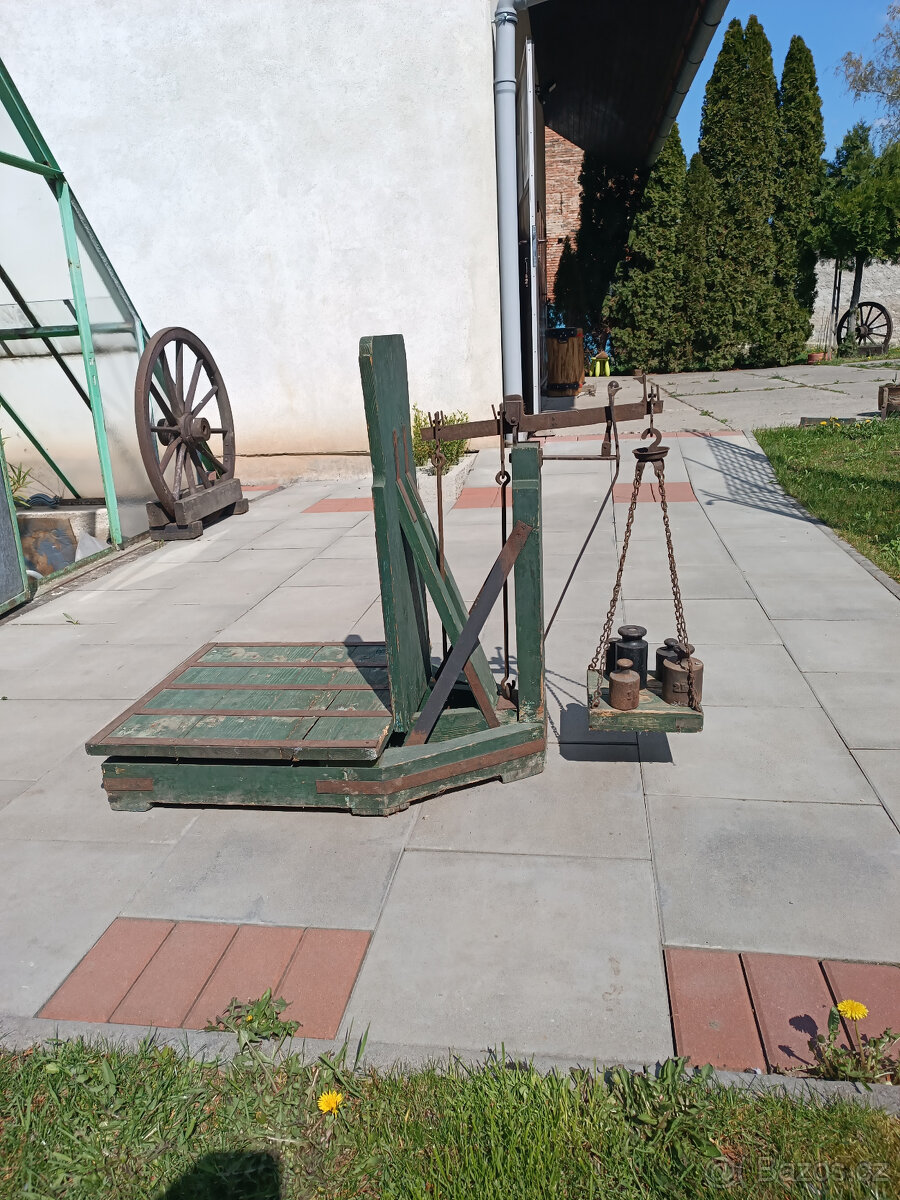 Váha decimálka - plně funkční nebo jako dekorace - 2