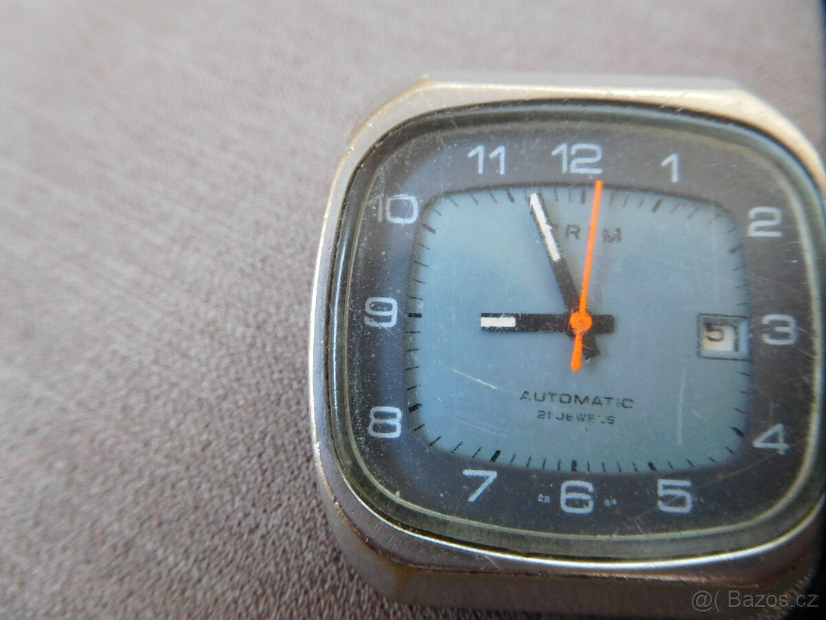 HODINKY PRIM AUTOMATIC 21 JEWELS - TELEVIZE - 2