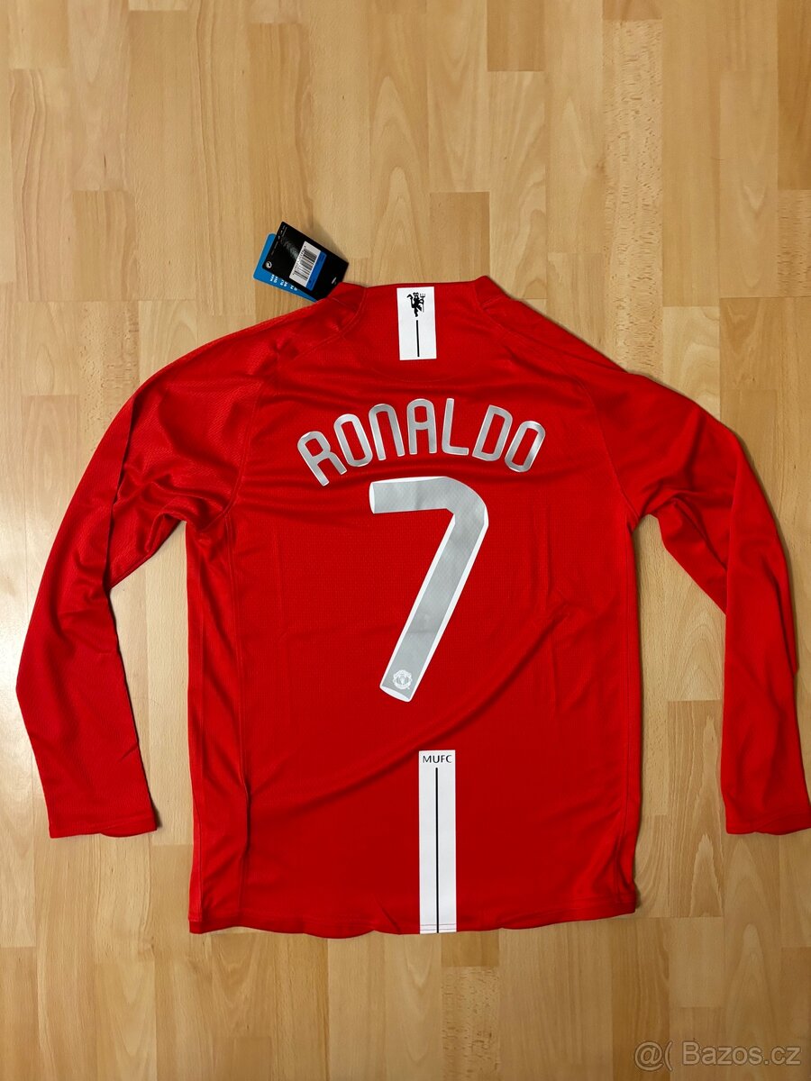 Fotbalový dres Manchester United 2007/8 - Ronaldo - 2