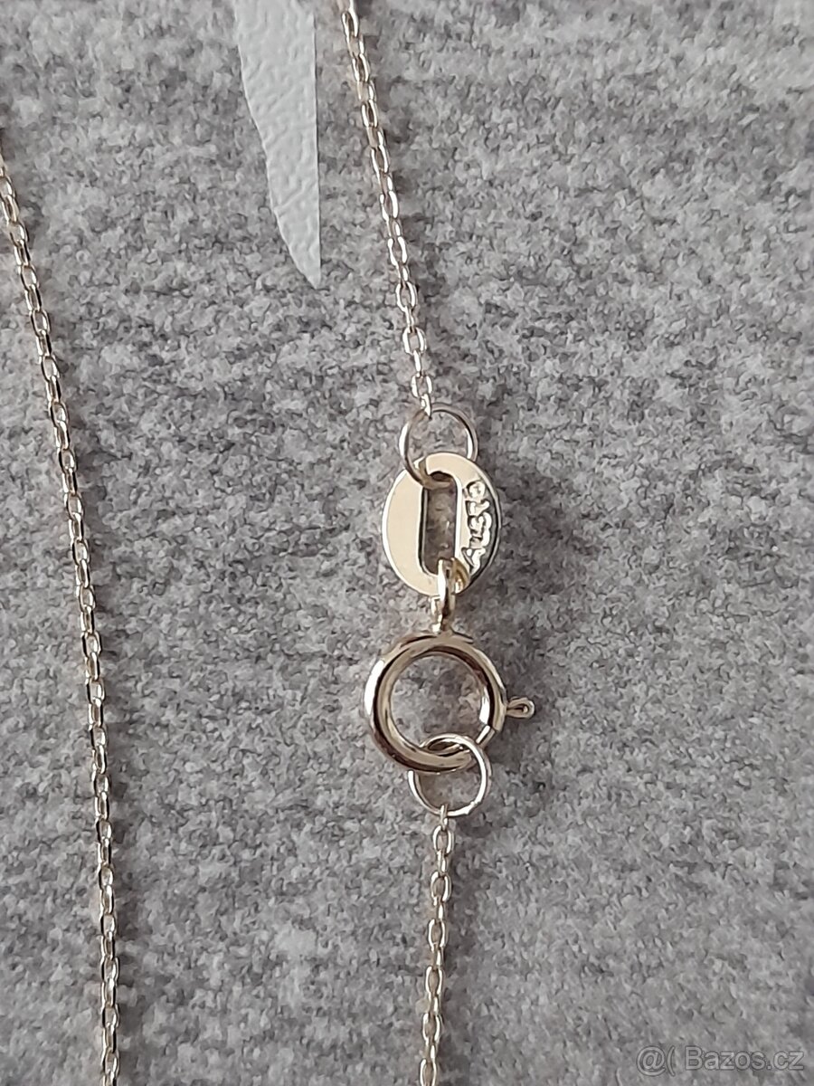 Dámský náhrdelník zlatý au 375 9k - 2