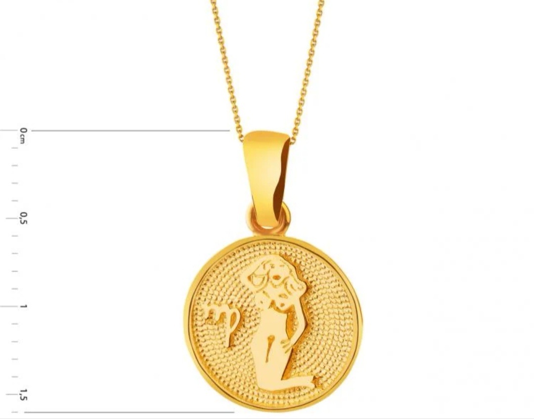 Apart zlatý přívěsek na řetízek Panna zlato nové - 2