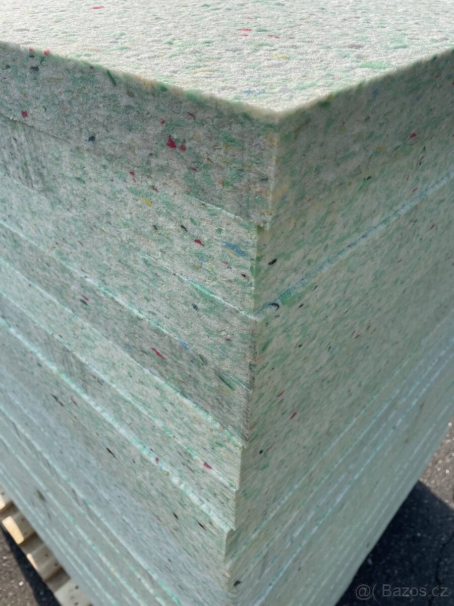 Akustická pěna, lisované akustické desky 180kg/m3 - 2