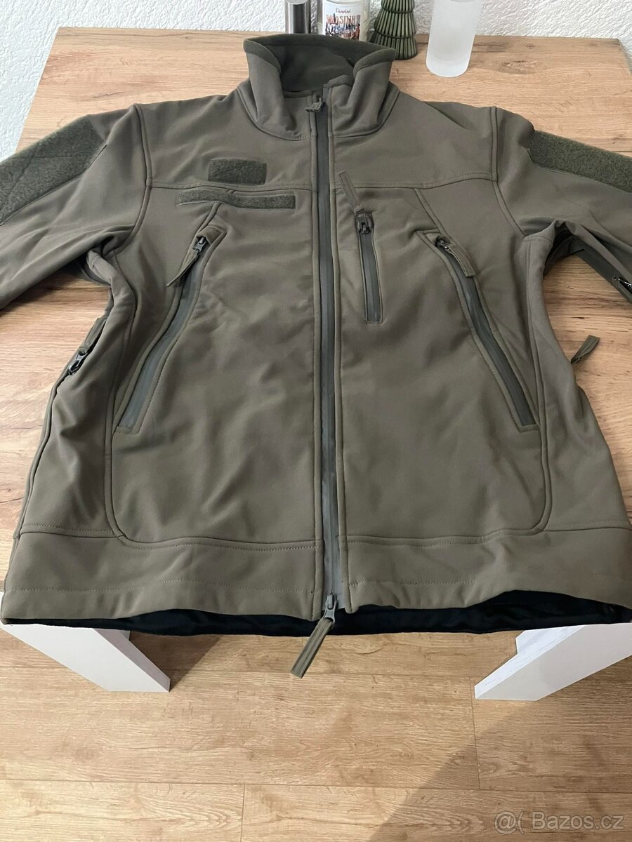 Bunda softshell Army - velikost 176/100 (M/L) - 2