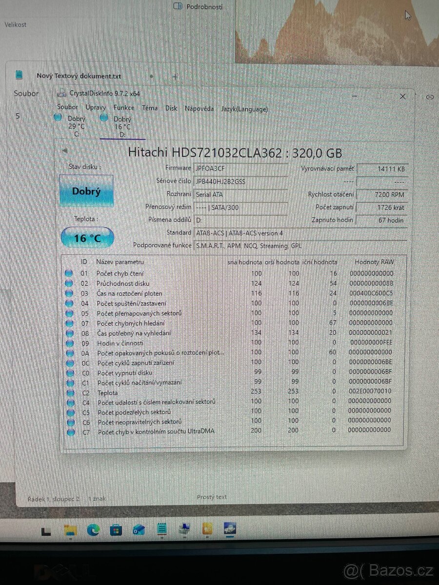 HDD Hitachi 320 GB, 3,5 SATA - 2