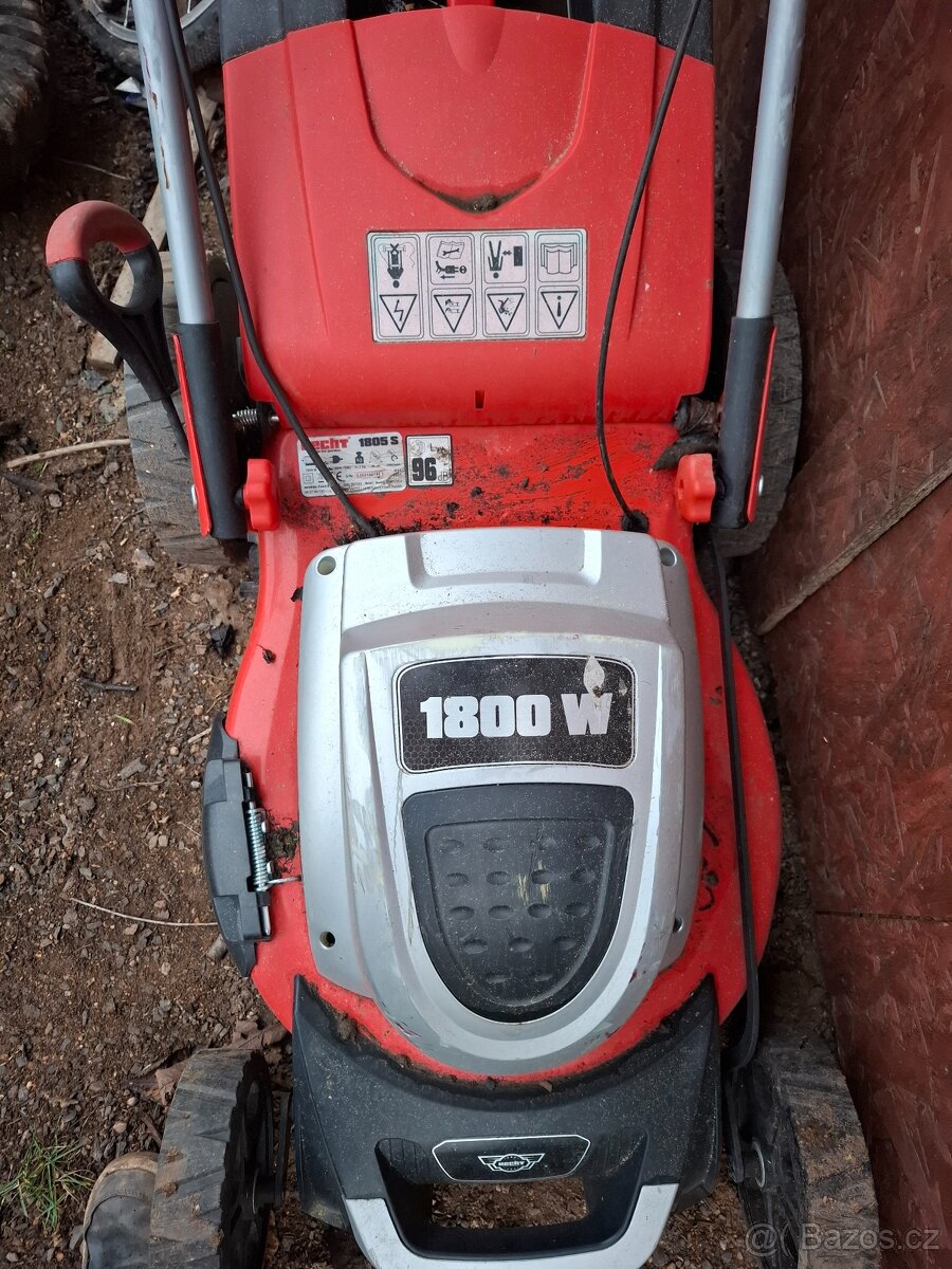 Sekačka Hecht 1805 S, poškozená osa motoru - 2