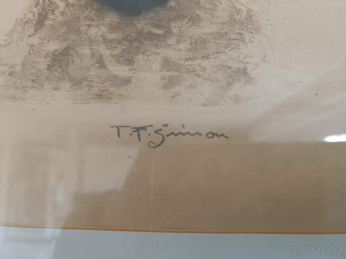 T.F.Šimon, Ěglise St.Severin v Paříži 1911 - 2