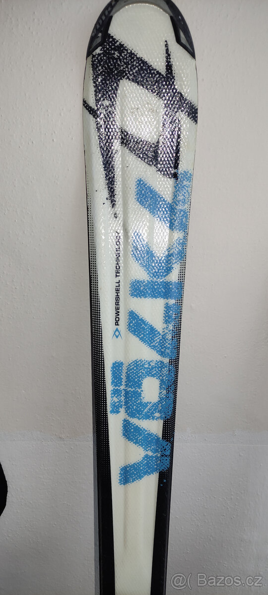 Lyžařský set Völkl RTM 150 cm + vázání Marker + hůlky - 2