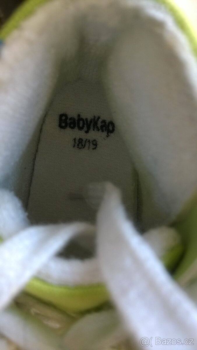 Botičky (capáčky) tenisky BabyKap vel. 18-19 - 2