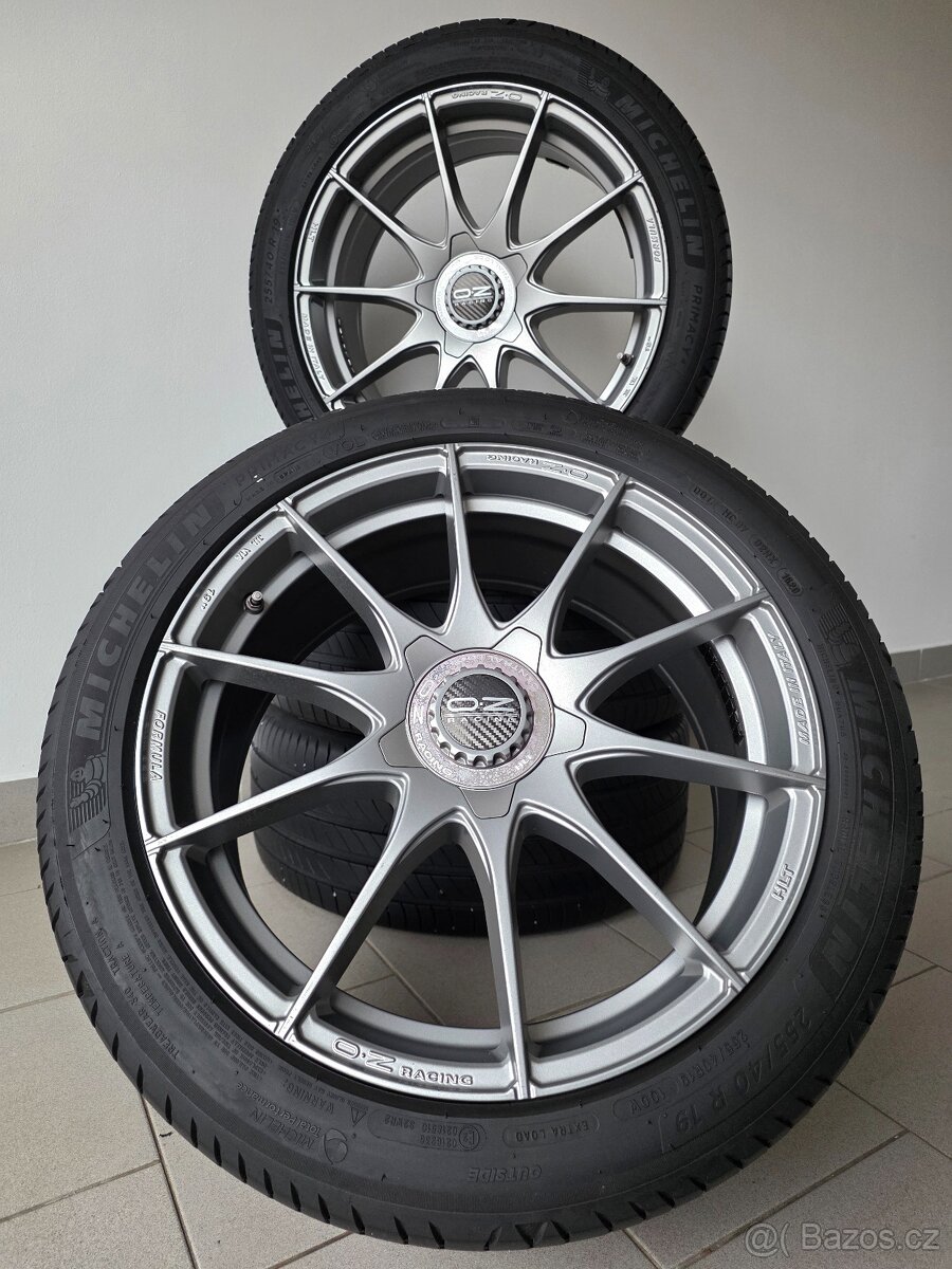 OZ Formula HLT _ 5x120 - Letní Michelin 255/40/19 - 2