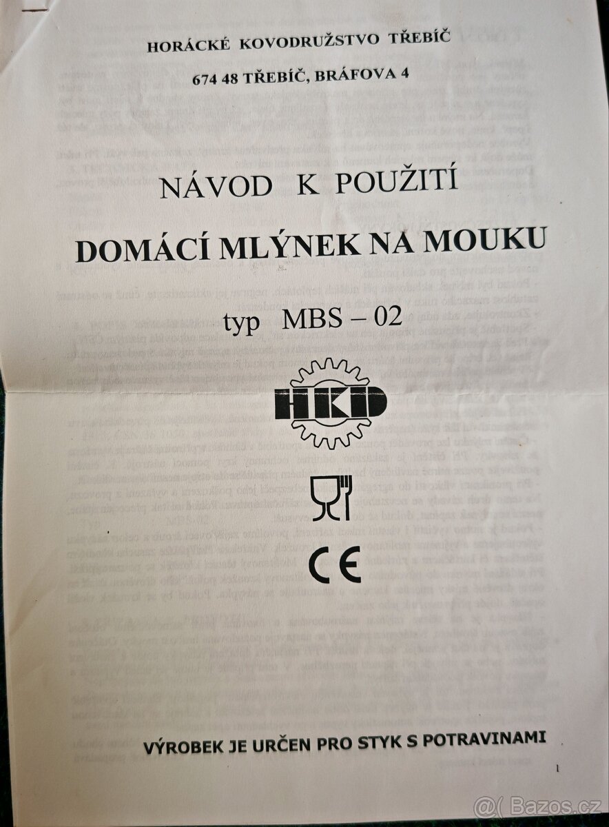 Mlýnek na obilí - 2