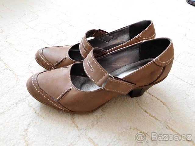 Hnědé lodičky Mintaka CZ, vel. 39 - SLEVA - 2