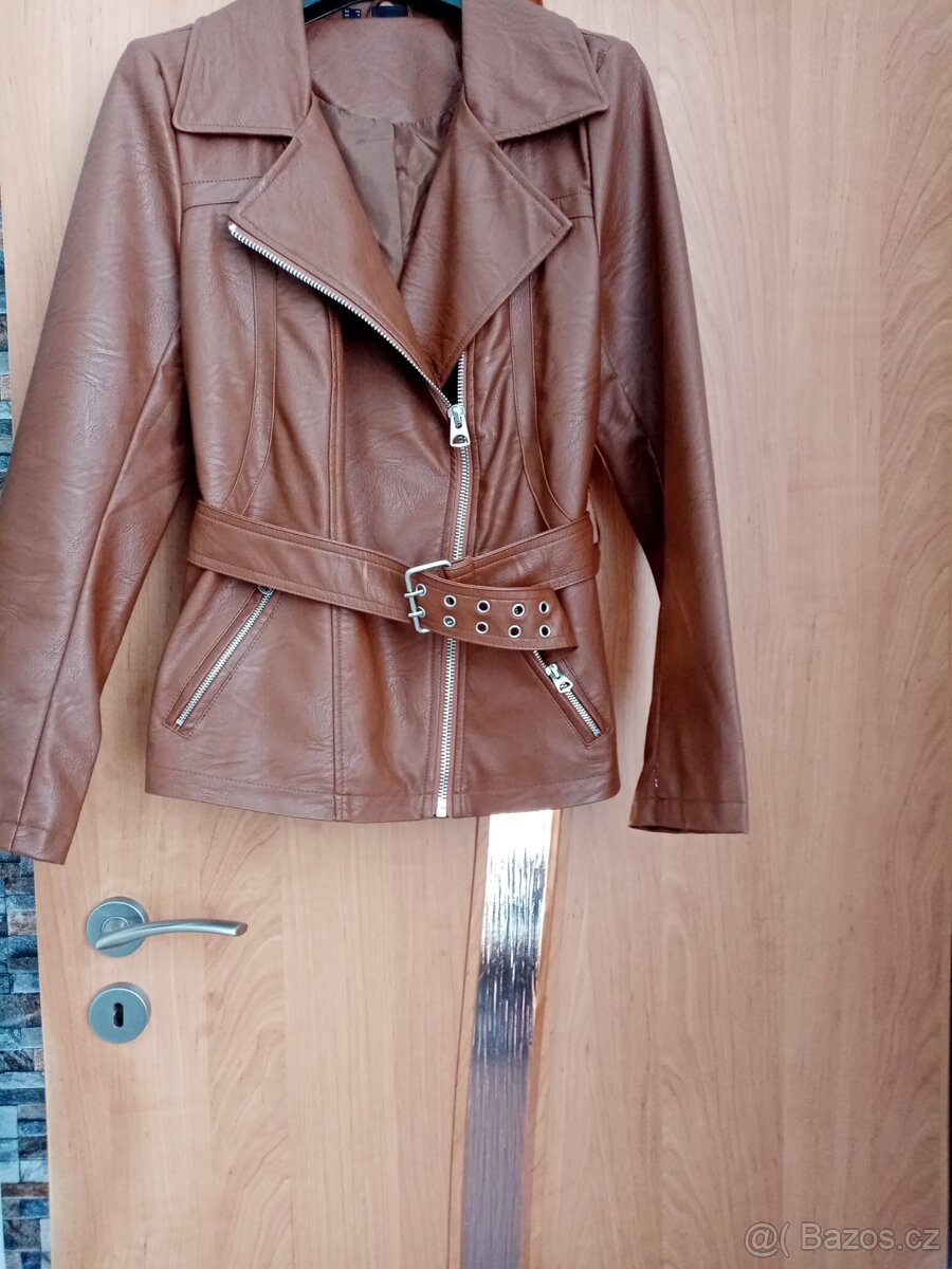 Dámská bunda s páskem - 2