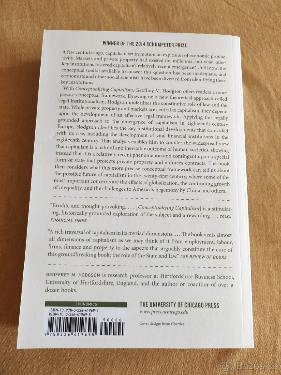 Kniha Conceptualizing Capitalism, Geoffrey M. Hodgson - 2