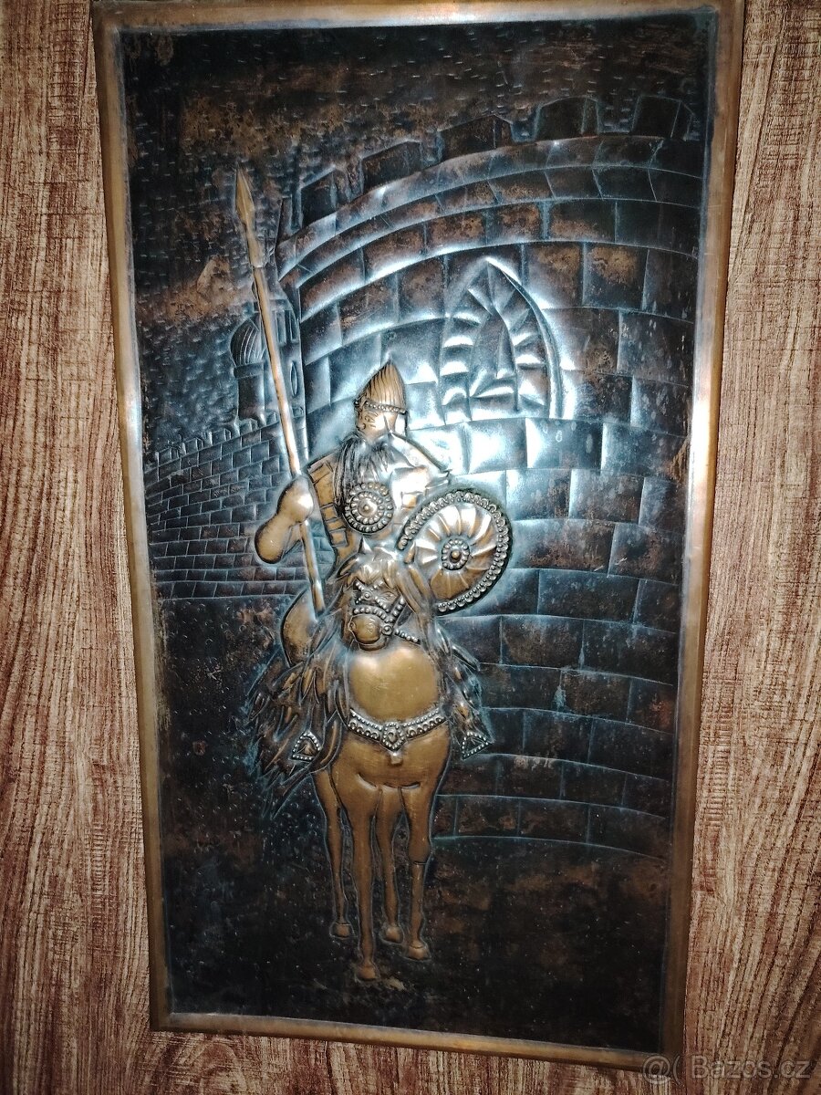 Ručně tepaný měděný obraz - 2