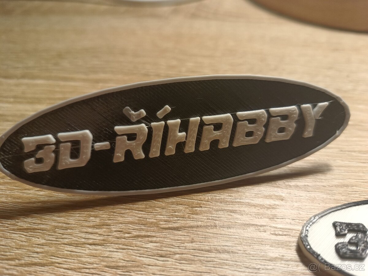 3D - Jmenovka do auta - 2