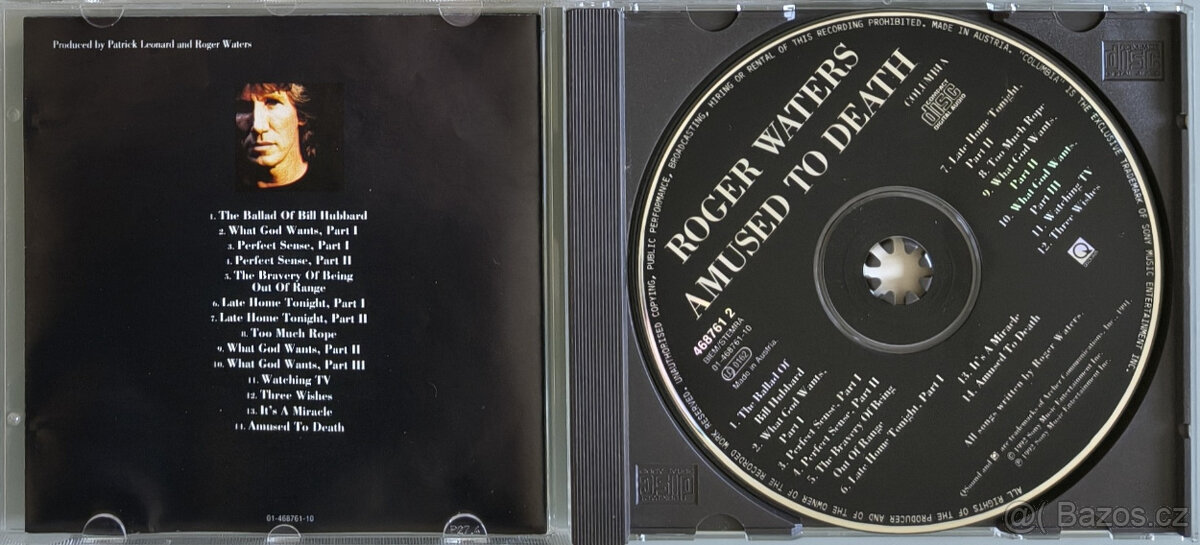 CD Roger Waters: Amused To Death - 2