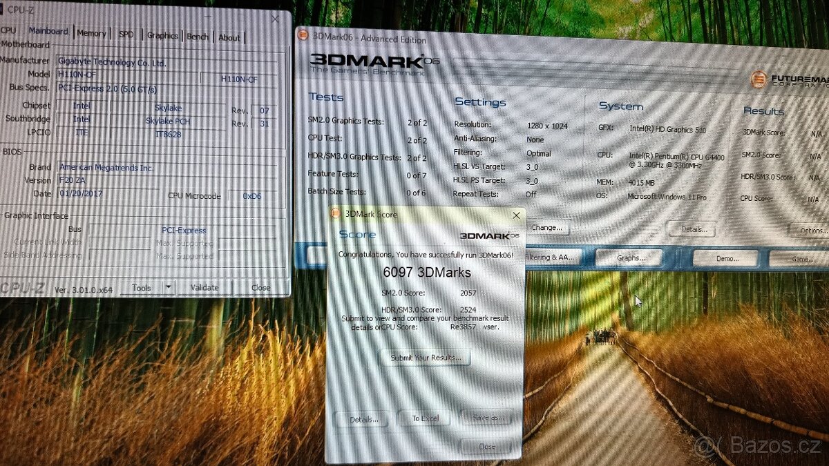 Mini ITX řešení, win 11 - 2