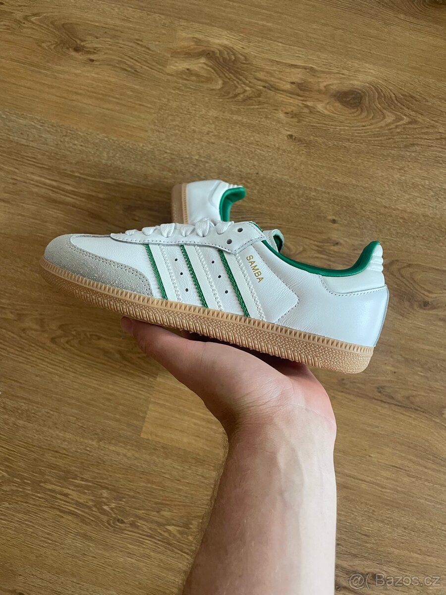 Adidas Samba Crystal White Green velikost 37 1/3 - 2