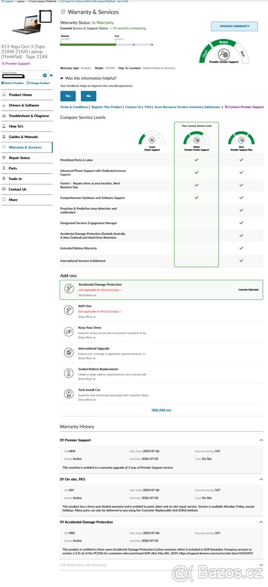 Lenovo ThinkPad x13 yoga g3 i5-1235u 16/512GB√FHD+√1r.z.√DPH - 2