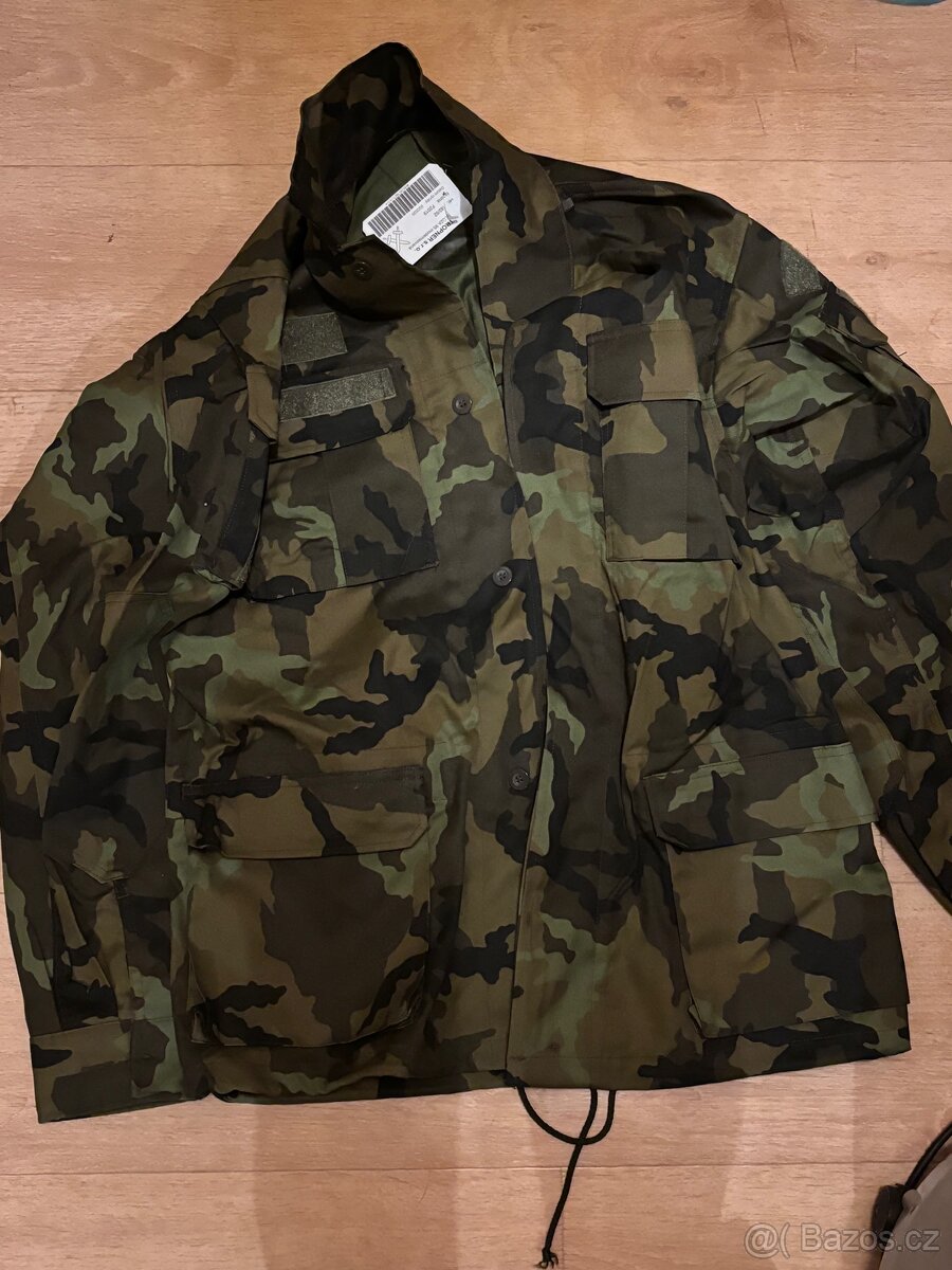 Nové maskáče výstroj AČR vzor 95: kalhoty, blůza, UBACS, - 2